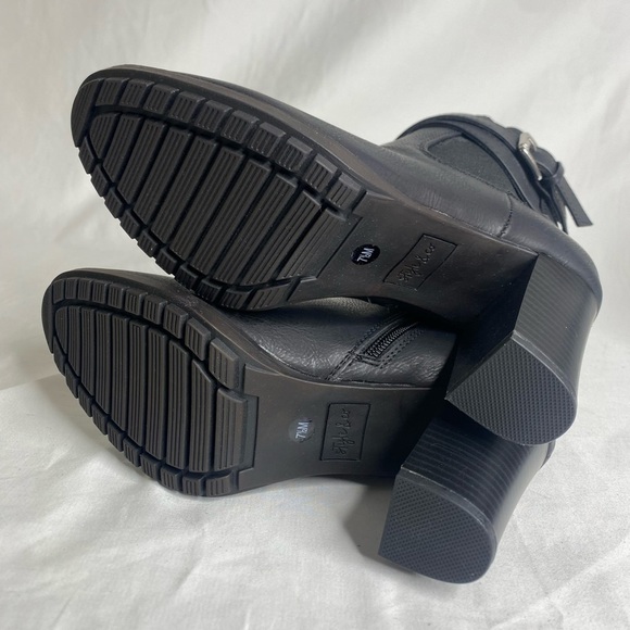 STYLE & COMPANY Womens Black Goring Laleen Round Toe Block Heel Booties 7.5M - Picture 11 of 11